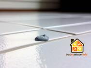 Mastic sur du carrelage