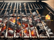 Grille de barbec à nettoyer